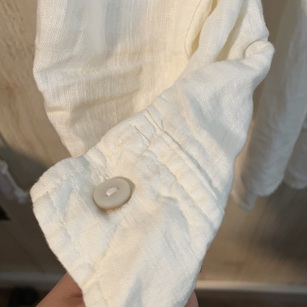 Oversized white Button Down - Picture 4 of 5